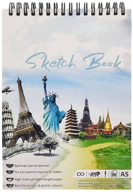 DEALZY A5 50 Sheets Sketchbook For Artist Sketch Pad