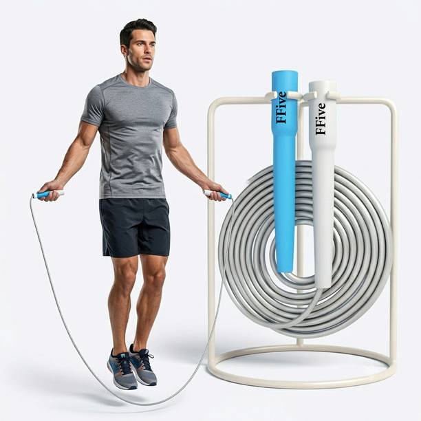 FFive Jump Rope Heavy Speed Skipping Rope Weighted Skipping Rope Freestyle Skipping Rope