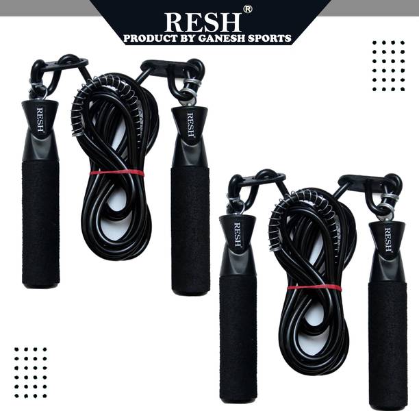 Resh Black (Pack of 2 Pcs) स्किपिंग रोप