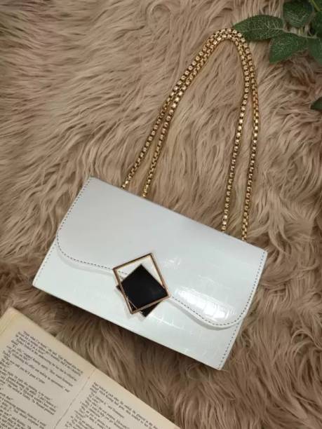 White, Clear Women Sling Bag Price in India