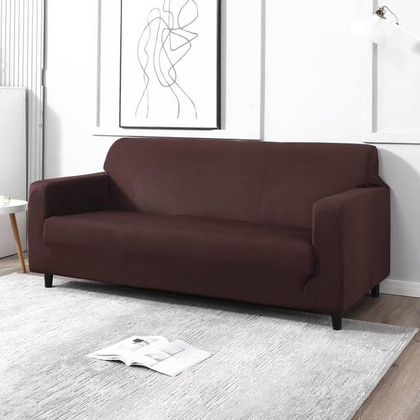 Udeek Polyester Plain 3 Seater Sofa Cover