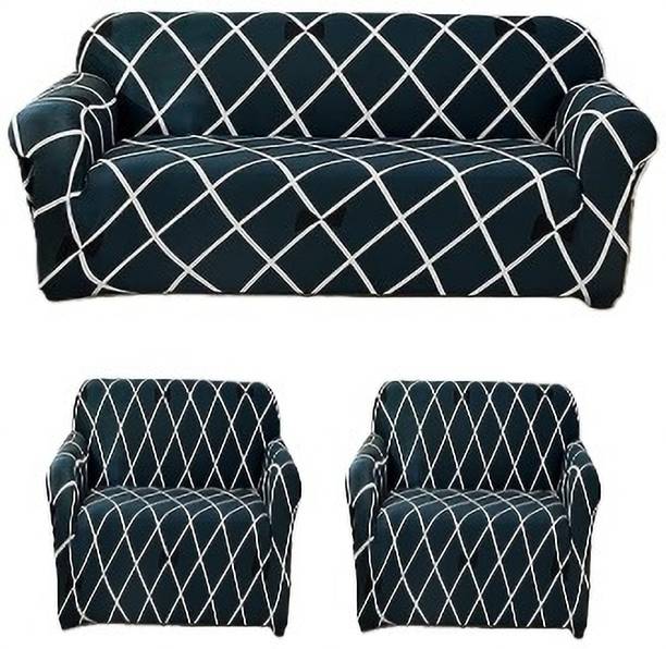 दीजय पॉलीकॉटन ऐब्स्ट्रैक्ट सोफा कवर