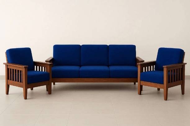 vinsano Velvet 3+1+1 Seater Sofa Plain Cover