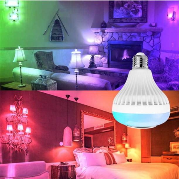 SYARA AT_803A_BLUETOOTH LIGHT BULB SMART LED MUSIC PLAY BULB WITH 24KEY REMOTE CONTROL Smart Bulb