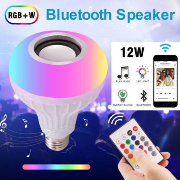 ROAR AT_815A_BLUETOOTH LIGHT BULB SMART LED MUSIC PLAY BULB WITH 24KEY REMOTE CONTROL Smart Bulb