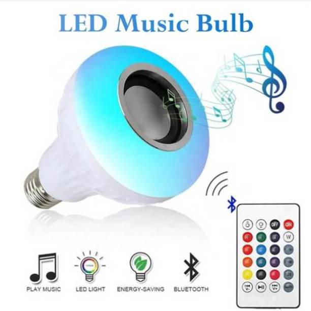 GUGGU AT_809A_BLUETOOTH LIGHT BULB SMART LED MUSIC PLAY BULB WITH 24KEY REMOTE CONTROL Smart Bulb