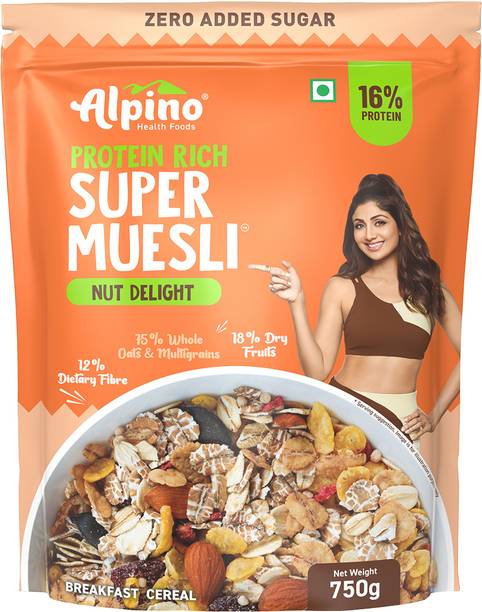 ALPINO by Alpino Health Foods Private Limited Super Muesli Nut Delight 750 G Pouch