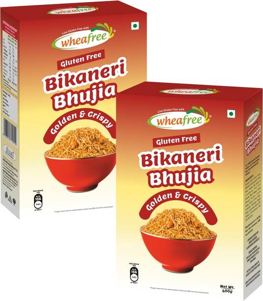 wheafree Gluten Free Bikaneri Bhujia - Pack of 2 (400g each)