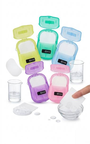 copse Portable Paper Soap Pack of 5 for Travel Hygiene