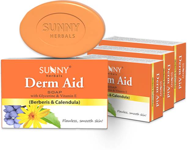 Sunny Herbals Derm Aid Soap (Berberis & Calendula)