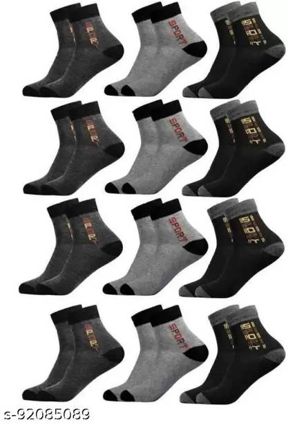 IVOLGA Men Ankle Length, Mid-Calf/Crew