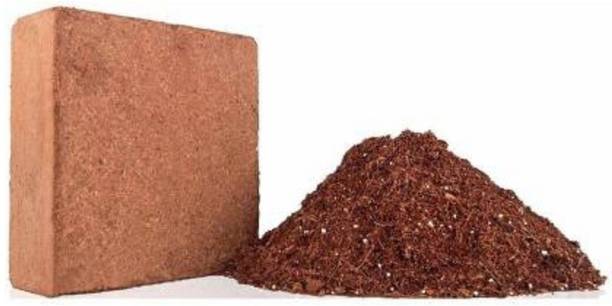 JainTraders Cocopeat 1KG Brick for Plants | Organic Soil Conditioner for Gardening Manure