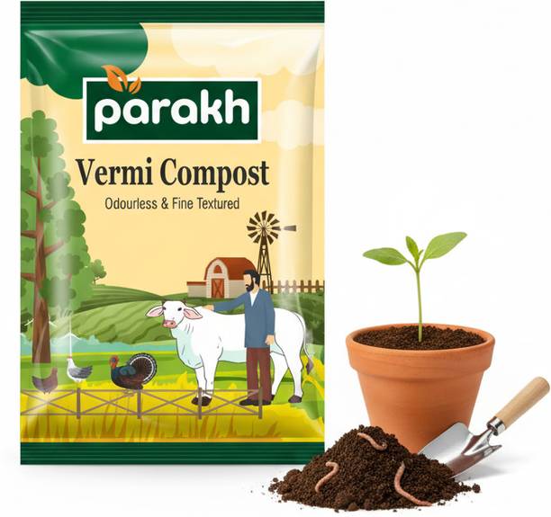 Parakh 1KG Vermicompost kechua khad Organic manure Manure, Potting Mixture, Soil