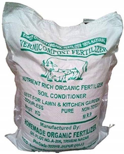 TRADITIONAL TRENDZZ ® XXL-535 - Vermicompost Enriched with Neem Seed Powder - 3Kgs Fertilizer, Manure
