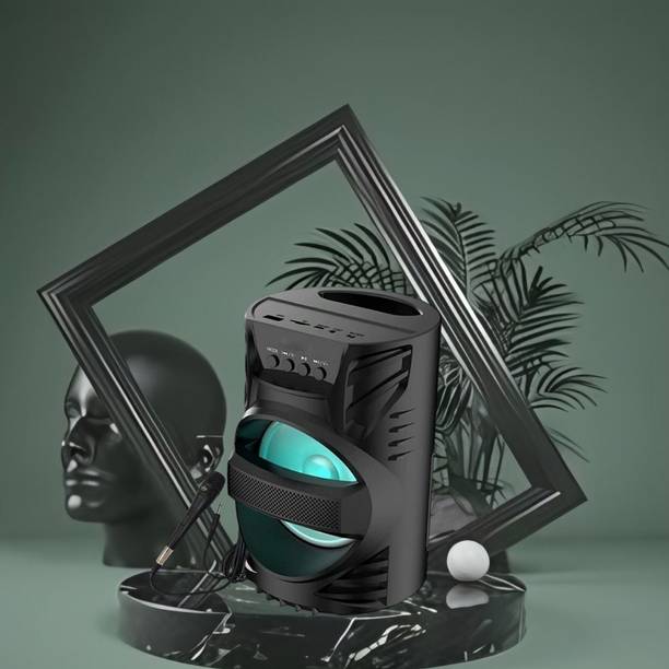 GUGGU DJ Box Speaker with FM Radio, Mic & USB Pen Drive 5W Bluetooth SpeakerXV508 5 W Bluetooth Party Speaker