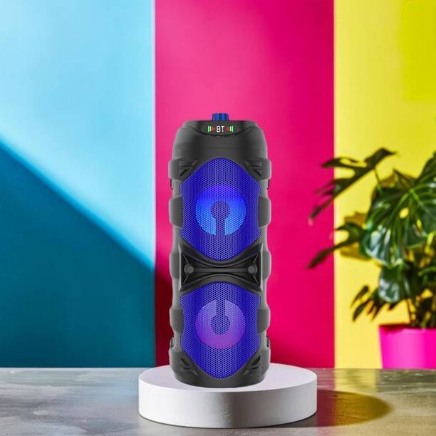 FRONY DJ Box 50w Speaker 2000mAh battery & FM Radio with Mic Bluetooth speakerQW176 50 W Bluetooth Party Speaker
