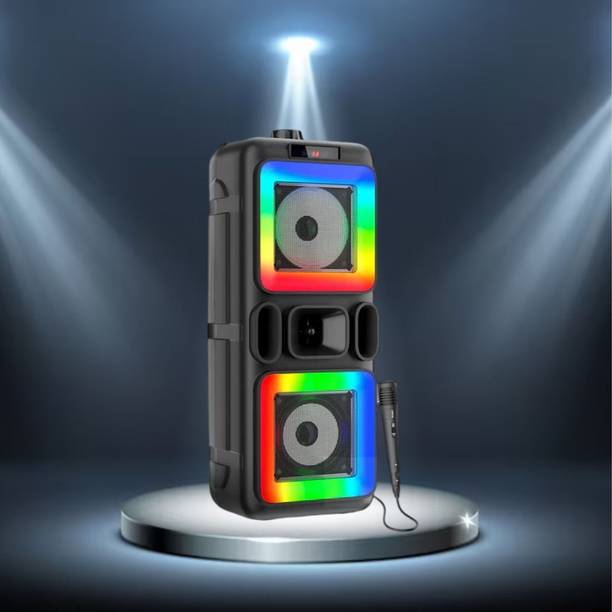 Clairbell DJ Box 40W Bluetooth Speaker with FM Radio, Mic & RGB Light Party SpeakerBN99 40 W Bluetooth Party Speaker