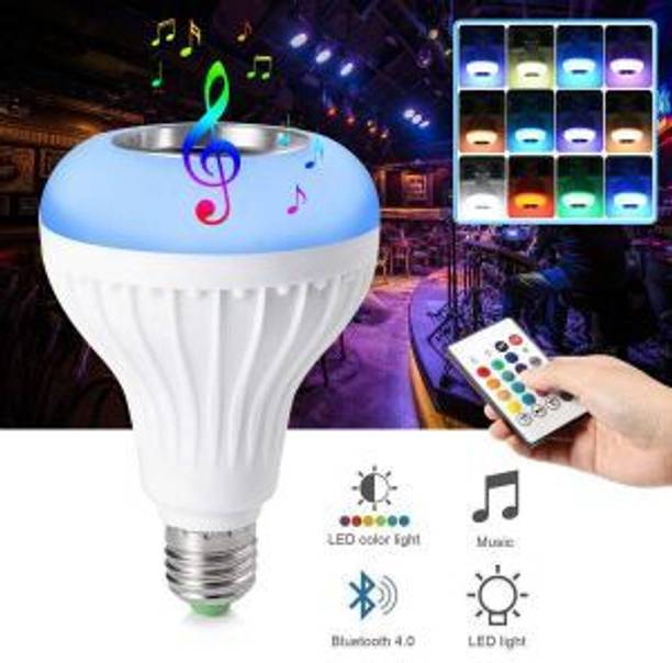 TECHEL Led Bulb Bluetooth Speaker Music Light White CXD2 56 W Bluetooth Party Speaker