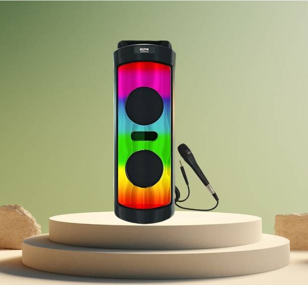 Clairbell DJ Box 40 W Bluetooth Speaker with FM Radio, Mic, RGB Light & 4 hour's backBH429 40 W Bluetooth Party Speaker