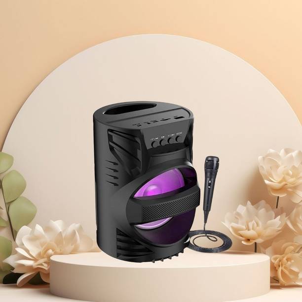 GUGGU DJ Box Speaker with FM Radio, Mic & USB Pen Drive 5W Bluetooth SpeakerXV53 5 W Bluetooth Party Speaker