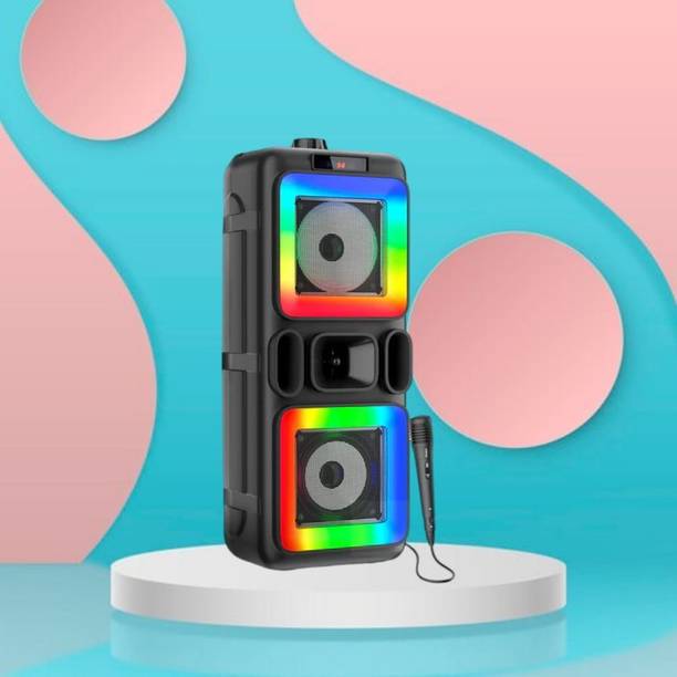 FRONY DJ Box 40W Bluetooth Speaker with FM Radio, Mic & RGB Light Party SpeakerCV249 40 W Bluetooth Party Speaker