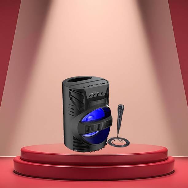GUGGU DJ Box Speaker with FM Radio, Mic & USB Pen Drive 5W Bluetooth SpeakerXV394 5 W Bluetooth Party Speaker