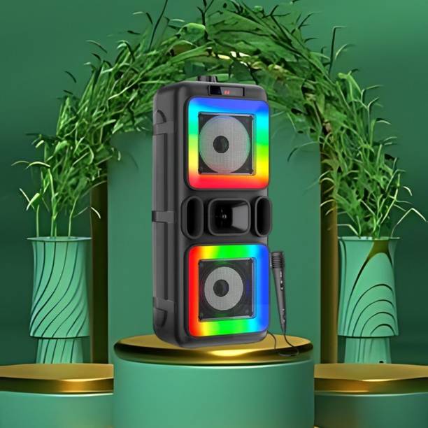 FRONY DJ Box 40W Bluetooth Speaker with FM Radio, Mic & RGB Light Party SpeakerCV225 40 W Bluetooth Party Speaker