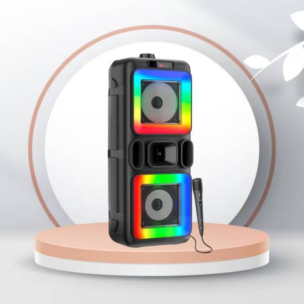 FRONY DJ Box 40W Bluetooth Speaker with FM Radio, Mic & RGB Light Party SpeakerCV276 40 W Bluetooth Party Speaker