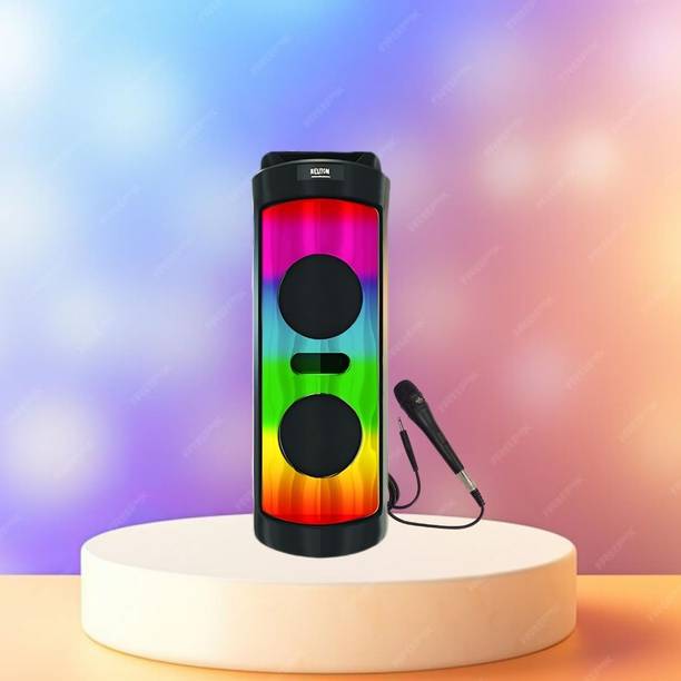 FRONY DJ Box 40 W Bluetooth Speaker with FM Radio, Mic, RGB Light & 4 hour's backFG293 40 W Bluetooth Party Speaker
