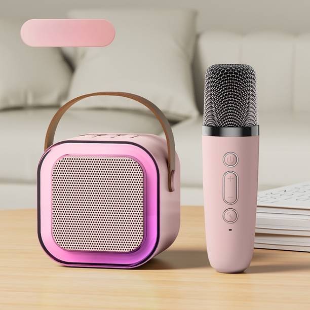 roxfire K12 Kids Adults, Mini Portable Blue-Tooth Karaoke Speaker. with Google, Alexa & Siri Assistant Smart Speaker