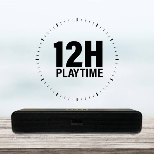 SYARA uFN49 Smart Bluetooth Wireless Portable E91 Speaker Compatible with All (black) 48 W Bluetooth Soundbar