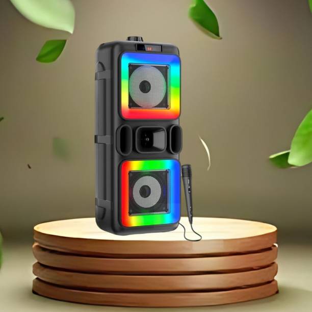 FRONY DJ Box 40W Bluetooth Speaker with FM Radio, Mic & RGB Light Party SpeakerCV199 40 W Bluetooth Party Speaker