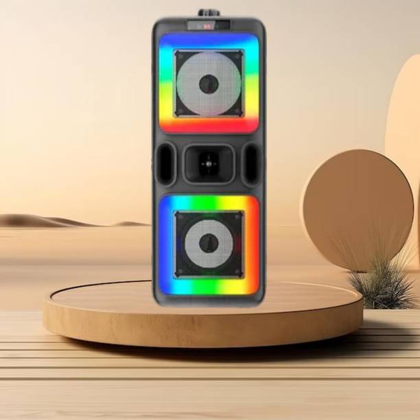 Clairbell DJ Box 40W Bluetooth Speaker with FM Radio, Mic & RGB Light Party SpeakerBN58 40 W Bluetooth Party Speaker