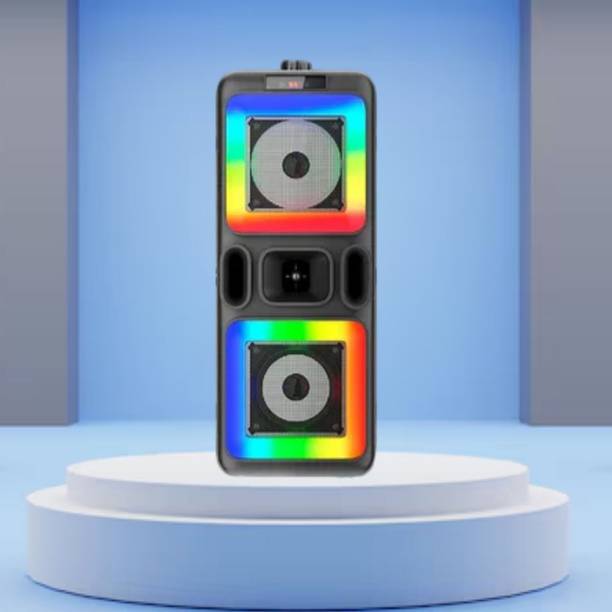 FRONY DJ Box 40W Bluetooth Speaker with FM Radio, Mic & RGB Light Party SpeakerCV30 40 W Bluetooth Party Speaker