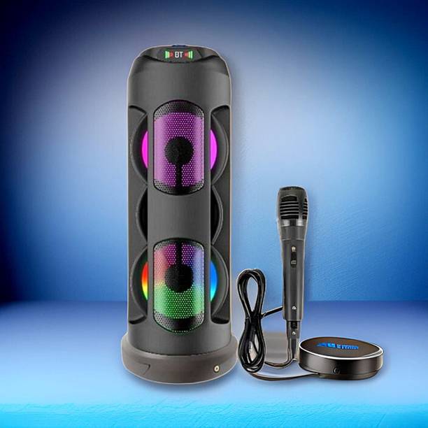 Czech ZQS4243 Double Portable Super Bass SD7 15 W Bluetooth Tower Speaker