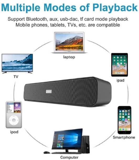 GUGGU SPEAKER COMPATIBLE WITH ALL SMARTPHONES 48 W Bluetooth Soundbar