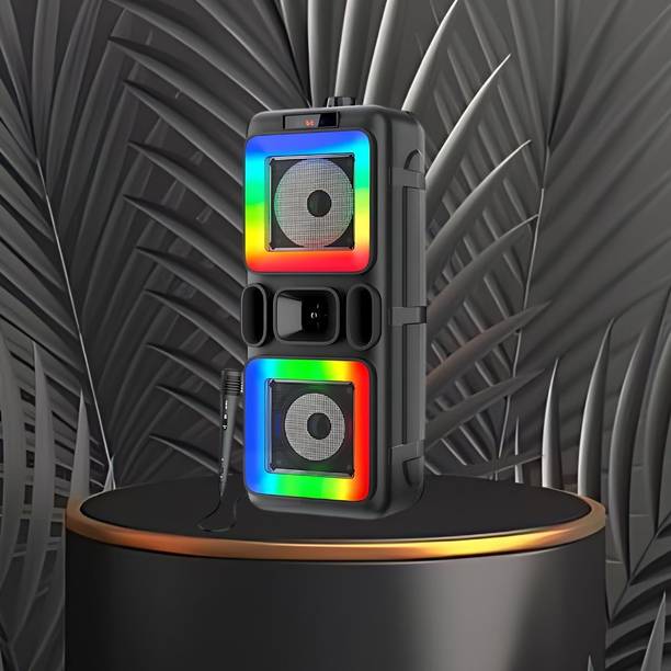 FRONY DJ Box 40W Bluetooth Speaker with FM Radio, Mic & RGB Light Party SpeakerCV456 40 W Bluetooth Party Speaker