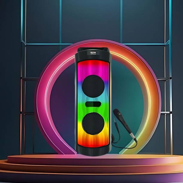 Clairbell DJ Box 40 W Bluetooth Speaker with FM Radio, Mic, RGB Light & 4 hour's backBH400 40 W Bluetooth Party Speaker