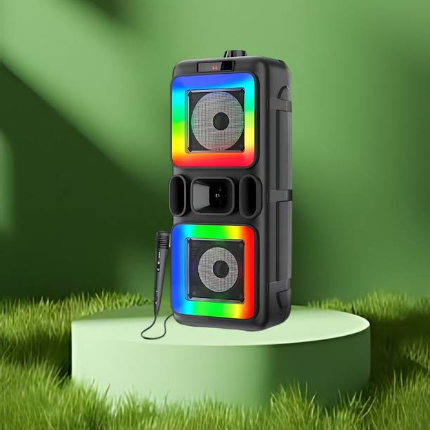FRONY DJ Box 40W Bluetooth Speaker with FM Radio, Mic & RGB Light Party SpeakerCV416 40 W Bluetooth Party Speaker