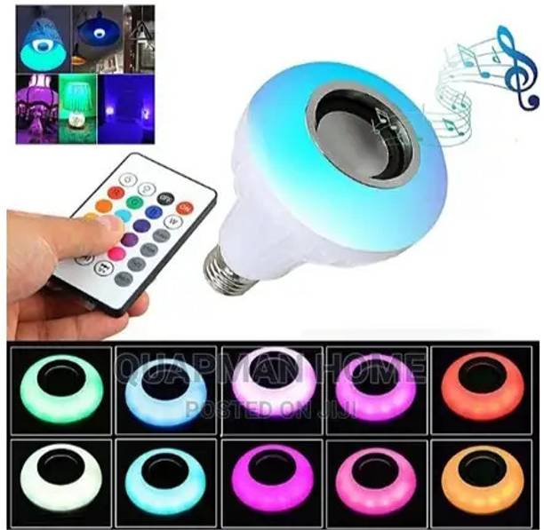 TECHEL Led Bulb Bluetooth Speaker Light Colorful uyt23 56 W Bluetooth Party Speaker