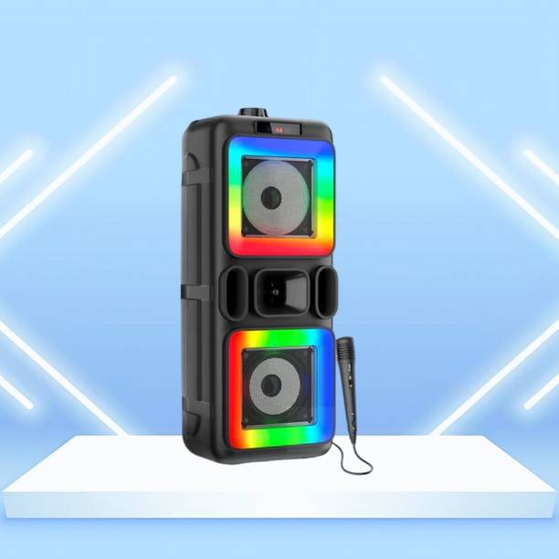 Clairbell DJ Box 40W Bluetooth Speaker with FM Radio, Mic & RGB Light Party SpeakerBN130 40 W Bluetooth Party Speaker