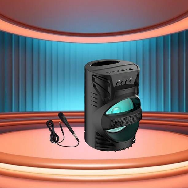 GUGGU DJ Box Speaker with FM Radio, Mic & USB Pen Drive 5W Bluetooth SpeakerXV549 5 W Bluetooth Party Speaker