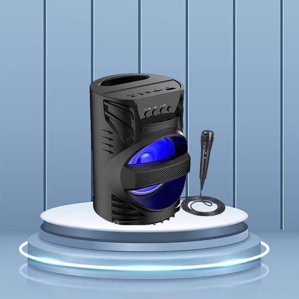 GUGGU DJ Box Speaker with FM Radio, Mic & USB Pen Drive 5W Bluetooth SpeakerXV550 5 W Bluetooth Party Speaker