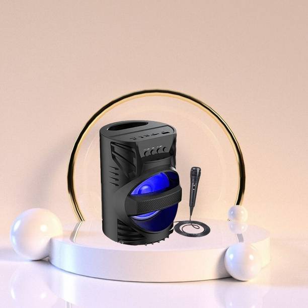 GUGGU DJ Box Speaker with FM Radio, Mic & USB Pen Drive 5W Bluetooth SpeakerXV317 5 W Bluetooth Party Speaker