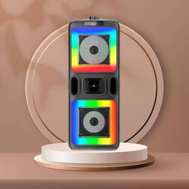 GUGGU DJ Box 40W Bluetooth Speaker with FM Radio, Mic & RGB Light Party SpeakerQA31 40 W Bluetooth Party Speaker