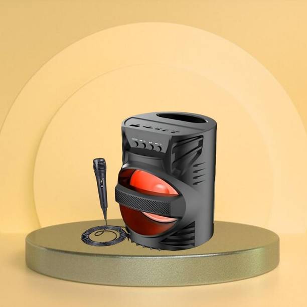 GUGGU DJ Box Speaker with FM Radio, Mic & USB Pen Drive 5W Bluetooth SpeakerXV196 5 W Bluetooth Party Speaker