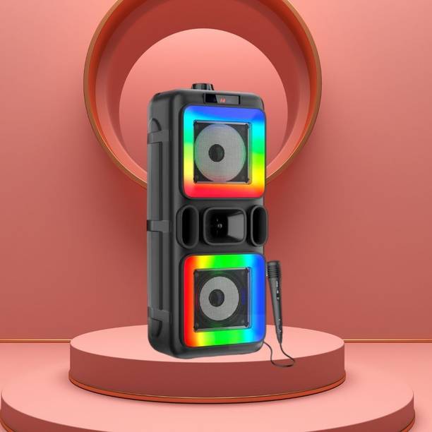 Clairbell DJ Box 40W Bluetooth Speaker with FM Radio, Mic & RGB Light Party SpeakerBN216 40 W Bluetooth Party Speaker