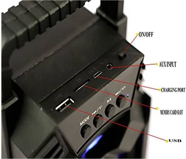 IMMUTABLE WS-01 SPEAKER Sound Resistant Changing Lights CXD22 56 W Bluetooth Party Speaker