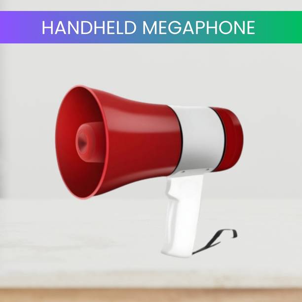 SACRO King Bhopu with High Volume Speaker, Battery Backup and Recording FeatureW389 Handheld Megaphone and Rechargeable Siren Loudspeaker With USB/Memory CardL323 Outdoor PA System