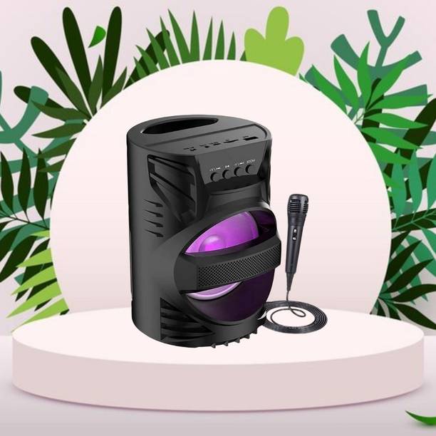 GUGGU DJ Box Speaker with FM Radio, Mic & USB Pen Drive 5W Bluetooth SpeakerXV211 5 W Bluetooth Party Speaker